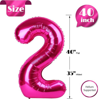 Hot Pink 2 Balloon - Image 5