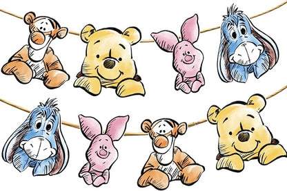 Cute Bear Banner For Baby Shower Decorations Birthday Banner Party Decoration by CelebrateEveryMoment