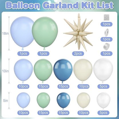 Under the Sea Balloon Arch Garland Kit - Image 2