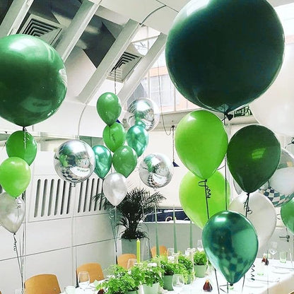 PartyWoo Green Balloons 4pcs Green Latex Helium Balloons 36 Inch | Birthday - Image 5