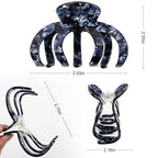 Large Octopus Hair Clips for Women with Thick Hair, Tortoise Shell Octopus Claw Clips | Non-Slip Strong Hold Jaw Clamps, Fashion Hair Barrettes & Bobby Pins