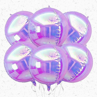 6Pcs Iridescent Purple Balloons by Adorely
