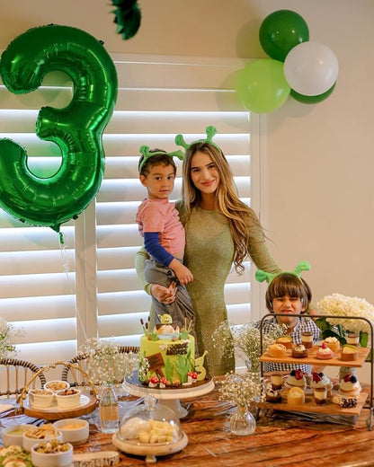 Green Number 13 Balloon 40 Inch - Image 4