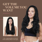 GOO GOO Clip in Hair Extensions Real Human Hair, Remy Human Hair Extensions Clip ins for Women, Natural Human Hair, 24inch 150g 9Pcs, #1 Jet Black