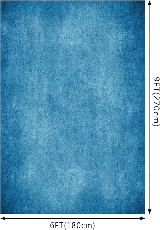 Blue Photo Backdrop Studio Abstract Texture Photography Background 6x9ft | - Image 2