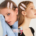 20PCS Bridesmaid Hair Clips - No Bend, Light Pink Hair Clips for Bride, Women & Girls (20Pcs/10Cards)