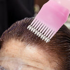 Root Comb Applicator Bottles Hair Dye Comb Bottle for Precise Application Hair Coloring and Oil Treatment Pink