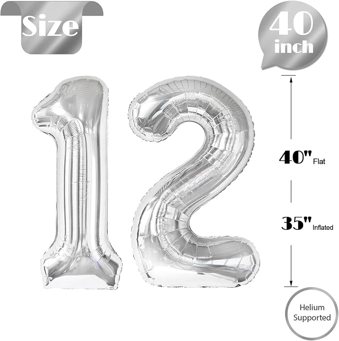 Sliver 12 Balloon - Image 5