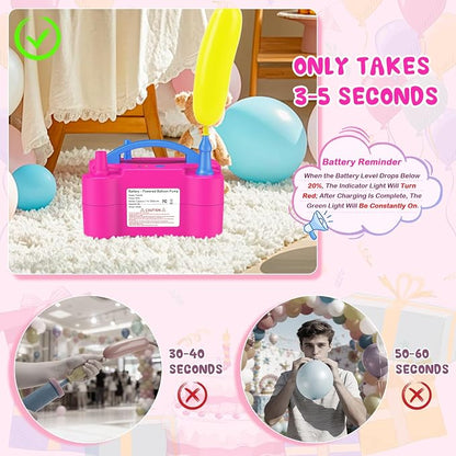 Balloon Pump Electric Balloon Blower Machine Foil Balloon Pump - Image 2