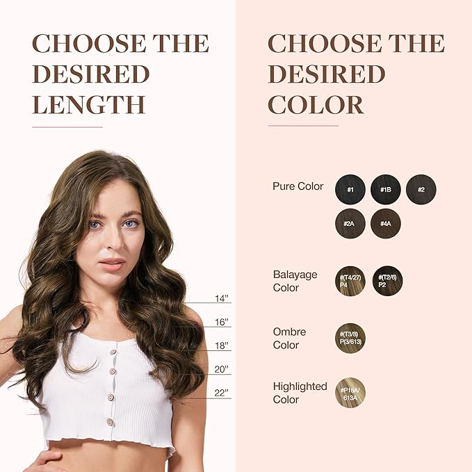GOO GOO Clip in Hair Extensions Real Human Hair, Remy Human Hair Extensions Clip ins for Women, Natural Human Hair, 20inch 150g 7 Pcs, #2/6 Dark Brown Highlighted Chestnut Brown