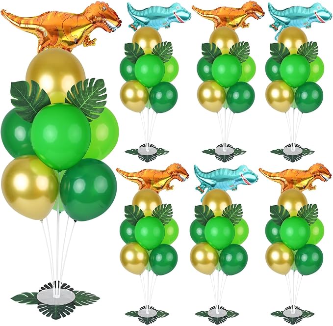 6 Sets Jungle Safari Balloon Stand Kit by Unknown