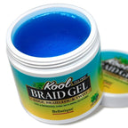 KOOL Braiding Gel Maximum Hold for LOC & Twist - No Flaking, No Whitening, Fast Drying, High Shine, Cool & Refreshing, Long Lasting Hold (5 oz)