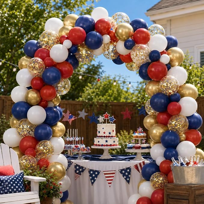 Red White Blue Balloon - Image 4