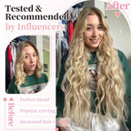 KooKaStyle Beach Blonde Hair Extensions Clip in Synthetic Highlight Hair Extensions Long Wavy 4PCS Thick Hairpieces 20 Inch for Women
