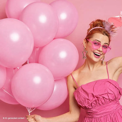 Mr. Pen- Pink Balloons, 12 Inch, 54 Pack, Baby Shower, Gender Reveal & Birthday - Image 5