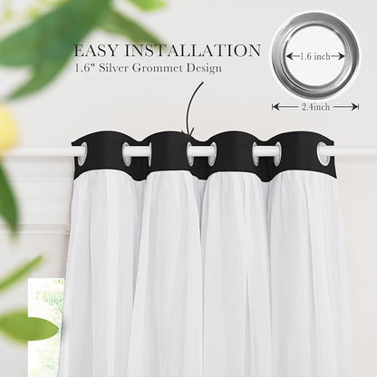 PONY DANCE Black Blackout Curtains - Image 6