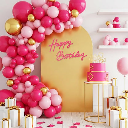 TONIFUL Happy Birthday Sign for Backdrop - Image 5