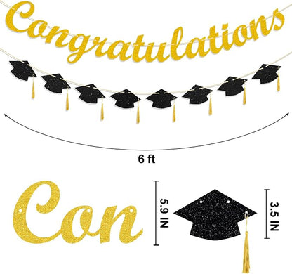 Congratulations Banner, NO DIY Graduation Banner - Image 3