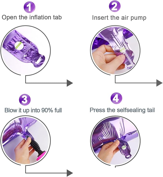 Purple 12 Balloon - Image 6