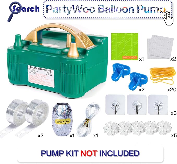 PartyWoo Metallic Blue Balloons 50pcs Chrome Blue Color 5 Inch | Balloons - Image 4