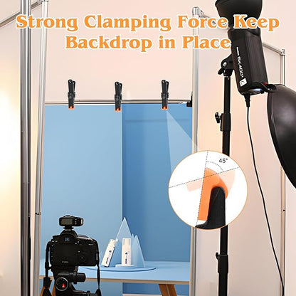 10 PCS Spring Clamps, LongYeah 4.5 Inch Plastic Spring Clips Heavy duty - Image 6