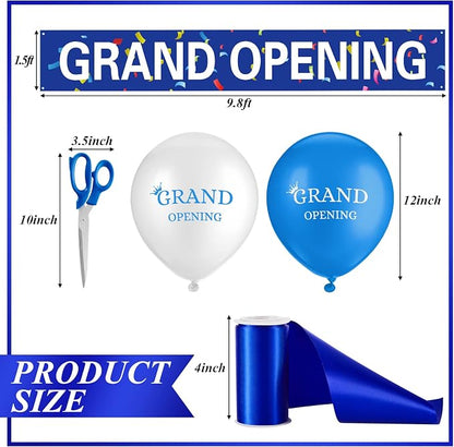 Grand Opening Ribbon Cutting Ceremony Kit Grand Opening Banner Decorations - Image 2