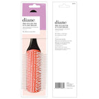 Diane Pro Nylon Pin Styling Hair Brush for Detangling, Separating, Shaping and Defining Wet Thick or Curly Hair, Glides Through Tangles with Ease