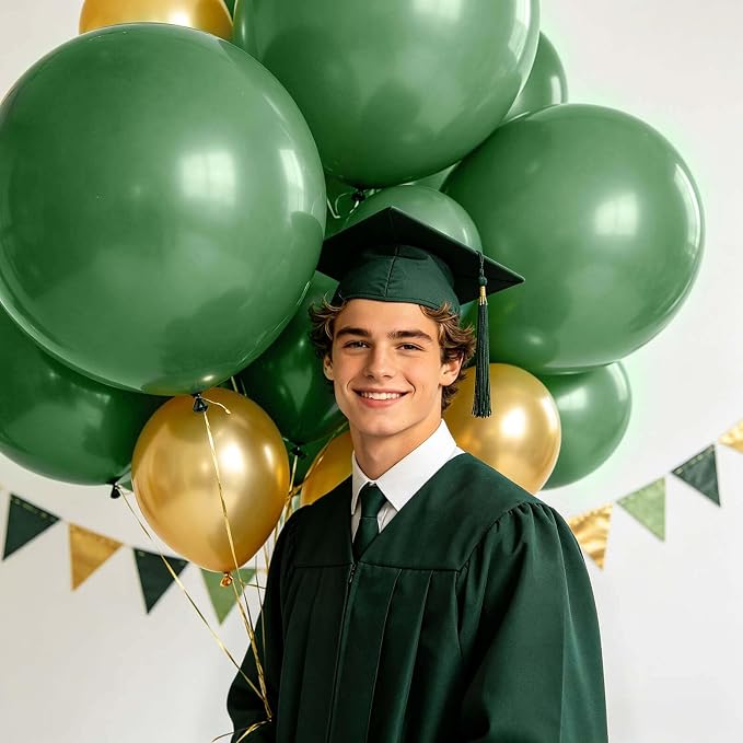 18 Inch Sage Green Balloons 12 Pack Big Balloons Thick Latex Green Party Balloon - Image 6