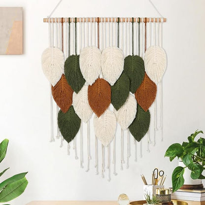 Macrame Wall Hanging Boho Woven Tapestry Chic Home Decor Modern Wall Art | by KHOYIME