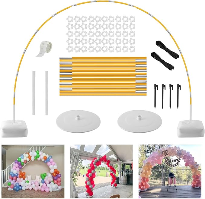 Balloon Arch, Innovation Sturdy Balloon Arch Kit, 10Ft Wide & 9FT Tall by PRAKIN