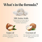 Silk Protein Conditioner for Damaged Hair - Ultra Moisturizing Conditioner for Dry Hair with Deeply Nourishing Shea Butter Argan Oil Green Tea & Aloe - Helps Define Curls & Control Frizz (12 Fl Oz)