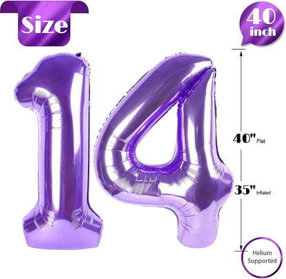 Purple 14 Balloon - Image 5