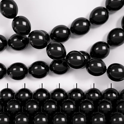 Black Linking Balloons by Hapmori