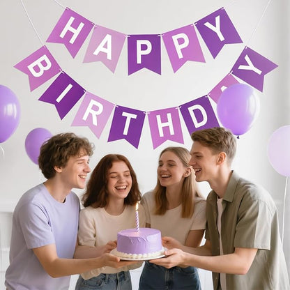 Happy Birthday Banner Birthday Party Banner NO DIY Happy Birthday Sign | - Image 6