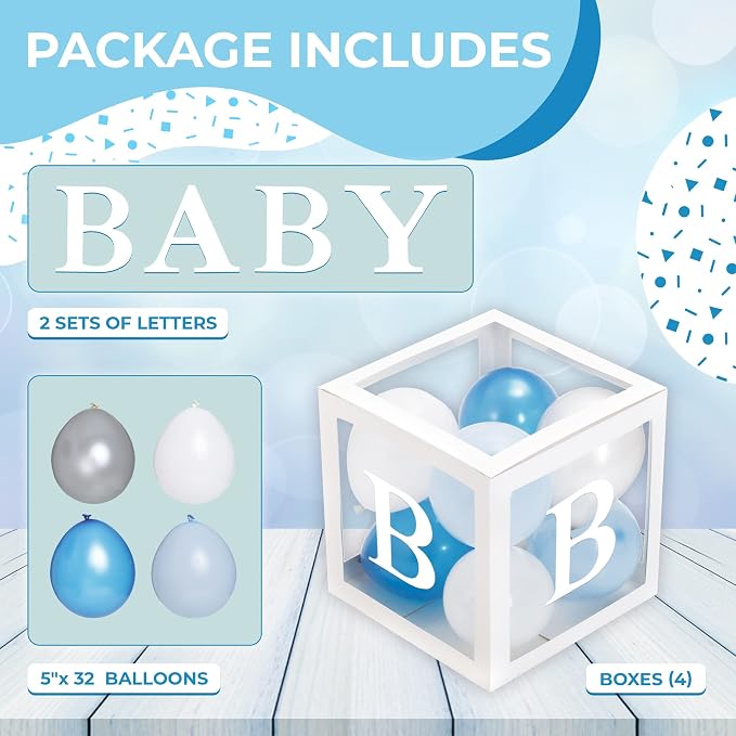 44-Piece Baby Shower Decorations - Image 3