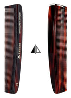 #40 Handmade Narrow Tooth Comb Tortoise Havana Acetate Fine Straight Thin Detangling Parting Grooming Teasing Hair Styling Hairdresser Barber Hairdressing Wet Dry Pocket Travel Women Men Kids