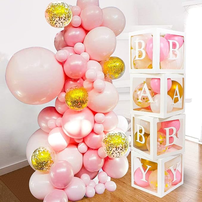 82 PCS Baby Shower Decorations for Girl by RegalDecorations