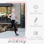 Maven Thread 4" Wide Workout Headbands for Women (2 Pack) – Non-Slip Sweatbands for Gym, Running & Yoga