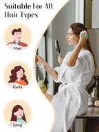 HEETA Hair Scalp Massager for Hair Growth, Shampoo Brush, Scalp Scrubber Exfoliator with Soft Silicone Bristles for Dandruff Removal to Relieve Stress, Wet Dry Use, Green