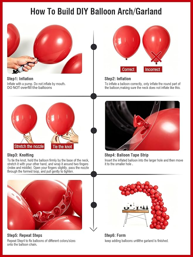 Rainbow Balloons 12 Inch 60 Pcs Assorted Color Latex Balloons - Image 4