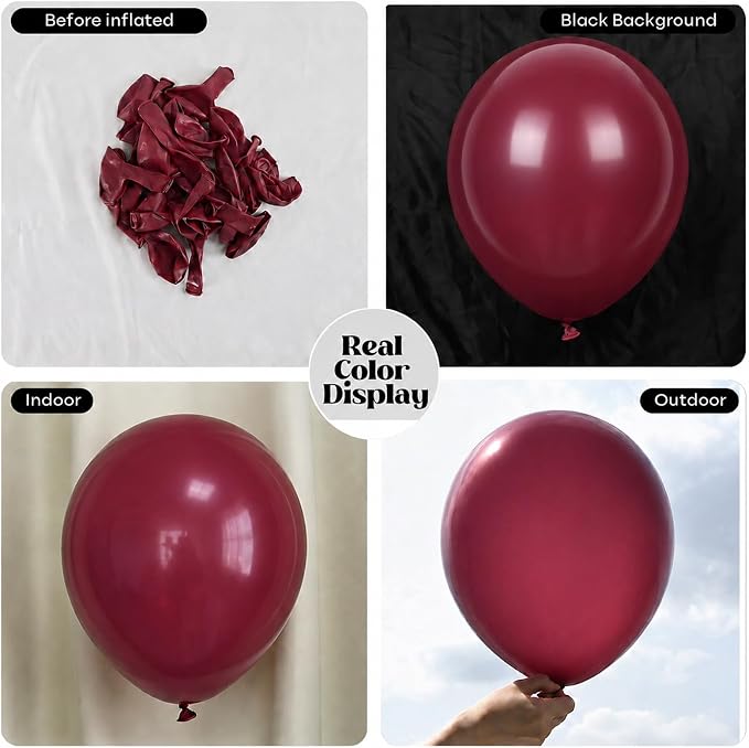 Burgundy Balloons - Image 2