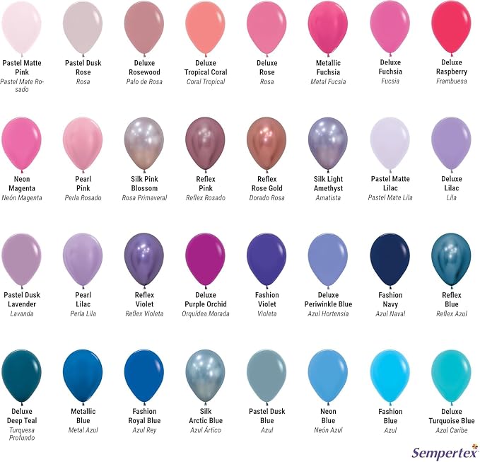 Sempertex Fashion Violet Balloons, 5 Inch, Graduation, Baby Shower, Anniversary - Image 6