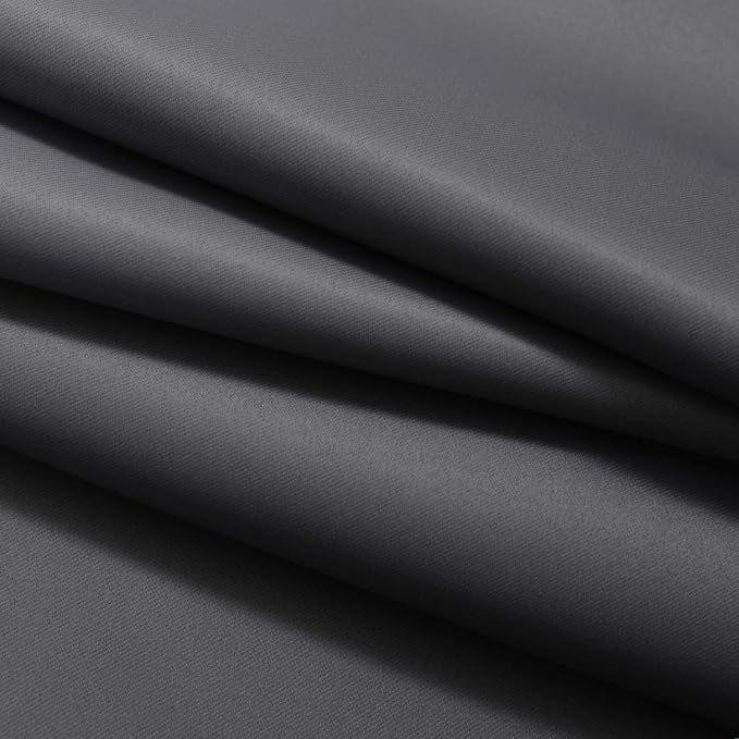Yakamok Ombre Curtains Black and Greyish White - Image 6