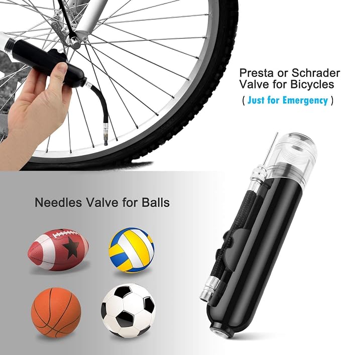 BROTOU Ball Pump, Dual Action Inflate Air Pump - Image 4