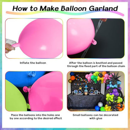 Rainbow Balloon Arch Garland Kit - Image 3