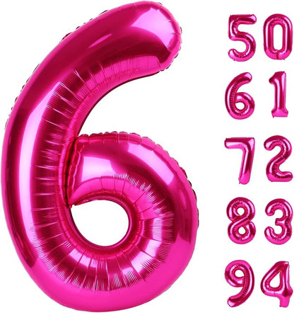 Hot Pink 6 Balloon by IWERP