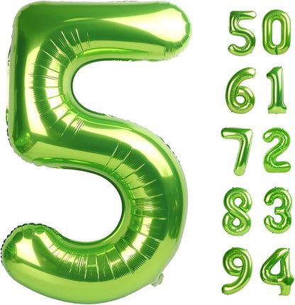 Light Green 5 Balloon by IWERP