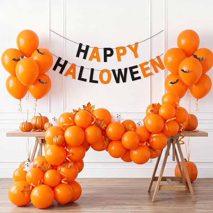 100pcs 5 Inch Small Orange Balloons Garland Arch Gap Fillers | 5”Matte Mini - Image 5
