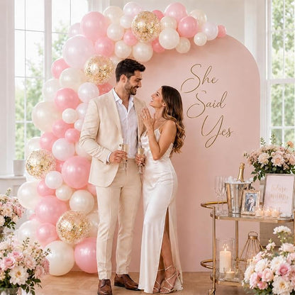Pink and Gold Balloons - Image 4