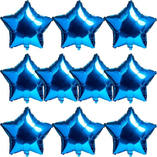 10pcs Star Shape Foil Mylar Helium Balloon 18" Balloon Birthday Party by MEETINGU
